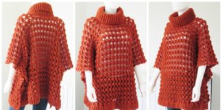 Elise Poncho Crochet Free Pattern - Women #Poncho; Free #Crochet; Patterns