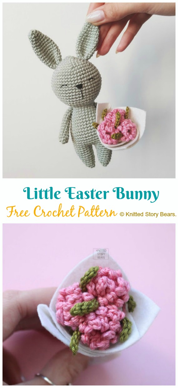 Crochet Easter Bunny Amigurumi Free Pattern - #Amigurumi; Bunny Free Crochet Patterns