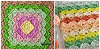 Box Stitch Crochet Free Pattern &Video - Trending #Stitch; Free #Crochet; Patterns