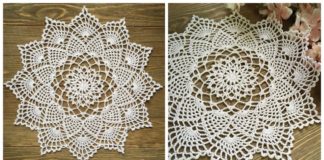 Moonpetals Doily Crochet Free Patterns - Decorative #Doily; Free #Crochet; Patterns