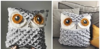 Owl Pillow Crochet Free Patterns