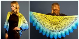 Sun and Sea Shawl Crochet Free Pattern Sun and Sea Shawl Crochet Free Pattern