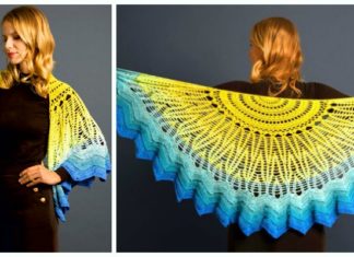 Sun and Sea Shawl Crochet Free Pattern Sun and Sea Shawl Crochet Free Pattern