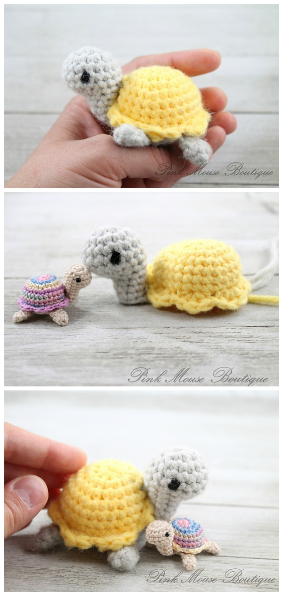 Crochet Little Miss Turtle Amigurumi Free Pattern - Amigurumi Baby Turtle Crochet Free Patterns