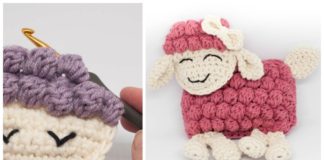 Amigurumi Bobble Lamb Sheep Free Crochet Patterns - Farm Animals Toys #Amigurumi; Free Crochet Patterns