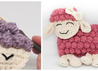 Amigurumi Bobble Lamb Sheep Free Crochet Patterns - Farm Animals Toys #Amigurumi; Free Crochet Patterns