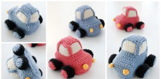 Amigurumi My First Car Crochet Free Pattern - Crochet #Car; Toy Amigurumi Free Patterns