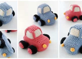 Amigurumi My First Car Crochet Free Pattern - Crochet #Car; Toy Amigurumi Free Patterns