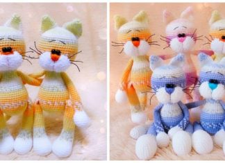 Amigurumi Cat Crochet Free Pattern - Crochet Toy #Cat; #Amigurumi; Free Patterns