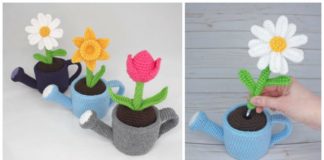 Amigurumi May Flowers Pen Crochet Free Pattern - Crochet Plants #Amigurumi Free Patterns