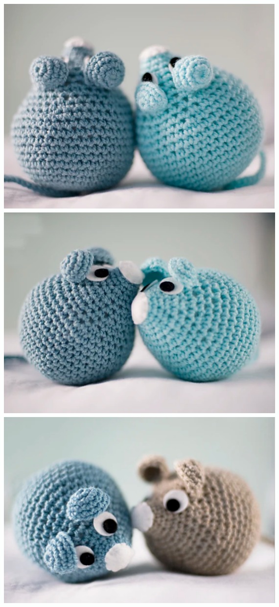 A Mouse Amigurumi Free Pattern - #Amigurumi; #Mouse; Crochet Free Patterns