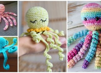 Amigurumi Octopus Baby Toy Crochet Free Patterns - Crochet #SeaLife; Toys #Amigurumi; Free Patterns