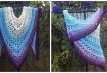 Amorous Shawl Crochet Free Pattern - Women Lace #Shawl; Free #Crochet; Patterns