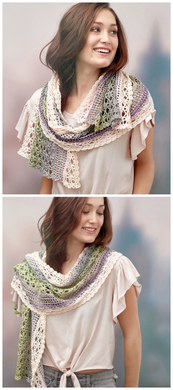 Delicate Shells Shawl Wrap Crochet Free Pattern - Women Shawl #Wrap; Free #Crochet; Patterns