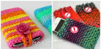 Easy Cell Phone Cover Crochet Free Patterns - Cozy #Camera; Case #Crochet; Free Patterns
