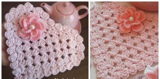 Easy Granny Heart Doily Crochet Free Pattern [Video] - Small Doily Free Crochet Patterns