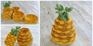 Pineapple Nesting Bowls Crochet Free Patterns