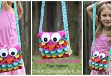 Kids Owl Shoulder Bag Crochet Free Pattern - Kids Shoulder #Bags; Free #Crochet; Patterns
