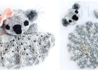 Koala Lovey Crochet Free Patterns - Baby #Lovey; #Blanket; Security Comforter Free #Crochet; Patterns