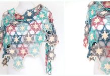 Lake Shawl Crochet Free Pattern - Women Lace #Shawl; Free #Crochet; Patterns