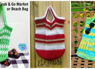 Summer Beach Bag Crochet Free Patterns - Beach #Bag; Free #Crochet; Patterns