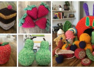 The Very Hungry Caterpillar Toy Set Crochet Free Pattern