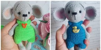 Amigurumi Little Mouse Crochet Free Patternn - Crochet #Mouse; #Amigurumi; Free Patterns