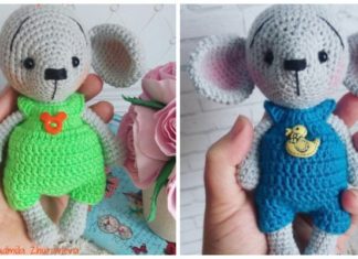 Amigurumi Little Mouse Crochet Free Patternn - Crochet #Mouse; #Amigurumi; Free Patterns