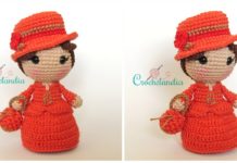 Amigurumi Madame Bovary Doll Crochet Free Pattern - Crochet #Dolls; #Amigurumi; Free Patterns