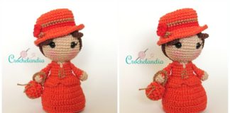 Amigurumi Madame Bovary Doll Crochet Free Pattern - Crochet #Dolls; #Amigurumi; Free Patterns