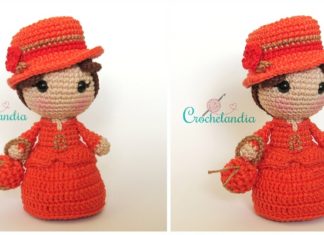Amigurumi Madame Bovary Doll Crochet Free Pattern - Crochet #Dolls; #Amigurumi; Free Patterns