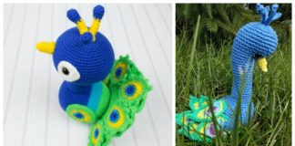 Amigurumi Peacock Crochet Free Patterns - - Crochet #Bird; #Amigurumi; Free Patterns