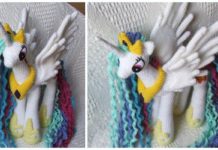 Amigurumi Pony Princess Celestia Crochet Free Pattern - Crochet #Pony&Unicorn; #Amigurumi; Free Patterns