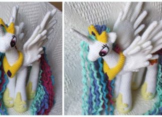 Amigurumi Pony Princess Celestia Crochet Free Pattern - Crochet #Pony&Unicorn; #Amigurumi; Free Patterns