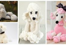 Amigurumi Poodle Puppy Crochet Free Patterns - Crochet Dog #Amigurumi; Free Patterns