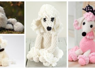 Amigurumi Poodle Puppy Crochet Free Patterns - Crochet Dog #Amigurumi; Free Patterns