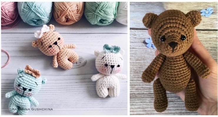 Amigurumi Tiny Bear Crochet Free Pattern Amigurumi Tiny Bear Crochet Free Pattern- Free #Amigurumi; #Bear; Toy Softies Crochet Patterns