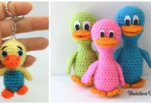 Beautiful Ducklings Crochet Free Patterns - #Amigurumi; #Duck; Free Crochet Patterns