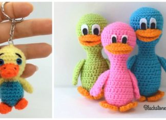 Beautiful Ducklings Crochet Free Patterns - #Amigurumi; #Duck; Free Crochet Patterns