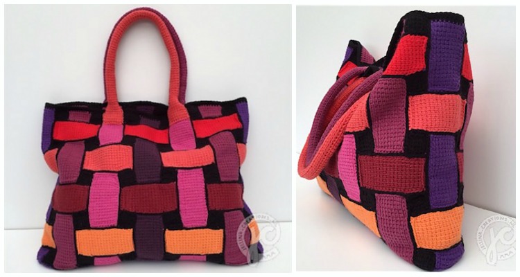 free tunisian crochet bag patterns