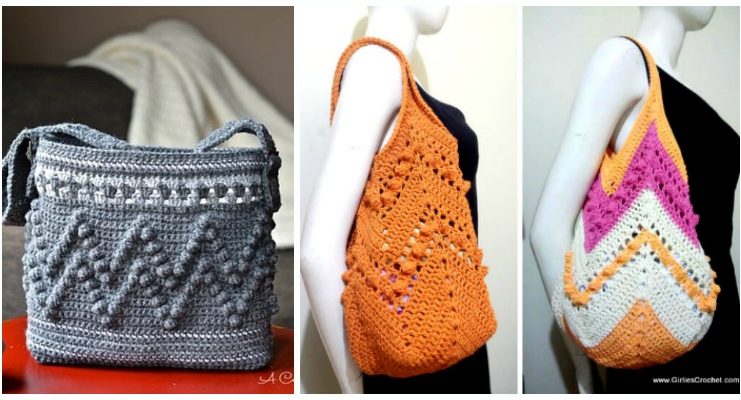 Chevron Summer Bag Crochet Free Pattern Chevron Summer Bag Crochet Free Pattern - Tote #Bag; Free #Crochet; Patterns