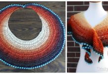 Crescent Moon Shawl Wrap Crochet Free Pattern - Women Lace #Shawl; Free #Crochet; Patterns
