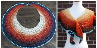 Crescent Moon Shawl Wrap Crochet Free Pattern - Women Lace #Shawl; Free #Crochet; Patterns