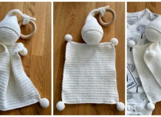 Cuddly Doll Lovey Crochet Free Pattern - Baby #Lovey; #Blanket; Security Comforter Free #Crochet; Patterns