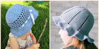 Easy Girl Sun Hat Crochet Free Patterns