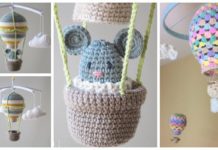 Hot Air Balloon Baby Mobile Crochet Free Patterns