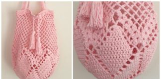 Hummingbird Market Bag Crochet Free Pattern-#Crochet; Market Grocery #Bag;Free Patterns