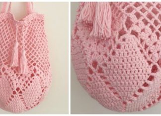 Hummingbird Market Bag Crochet Free Pattern-#Crochet; Market Grocery #Bag;Free Patterns