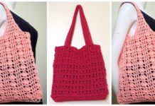 Lace Summer Bag Crochet Free Pattern - - Tote #Bag; Free #Crochet; Patterns