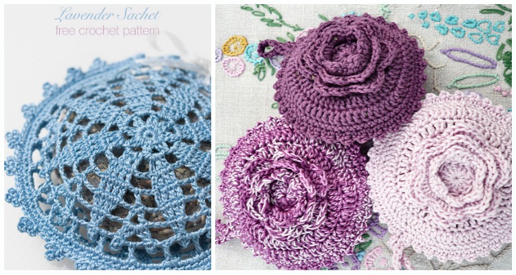 Lavender Sachet Crochet Free Patterns - Crochet & Knitting
